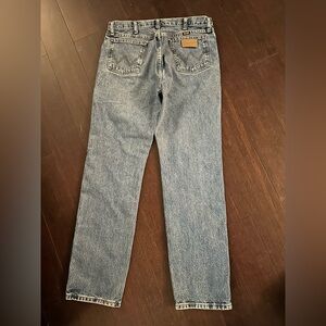 Wrangler Men's Straight Fit Blue Jeans